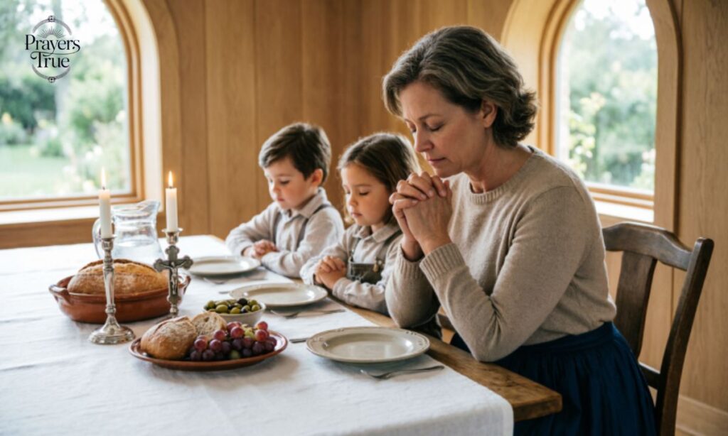 A Beautiful Catholic Grace Before a Meal