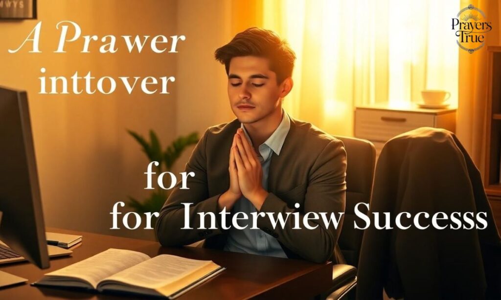 A Prayer for Interview Success