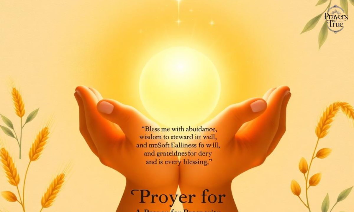 A Prayer for Prosperity