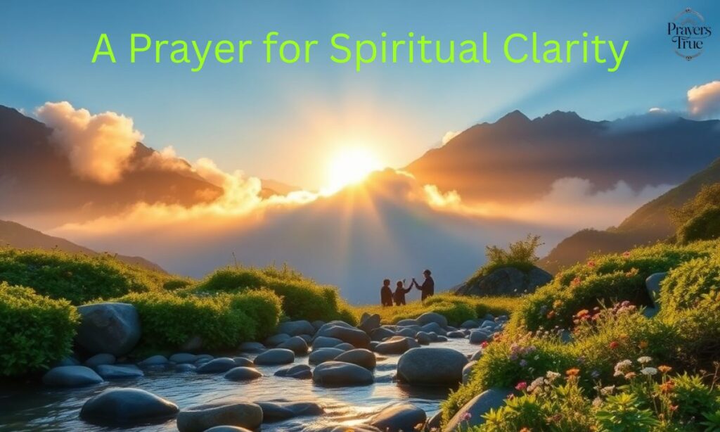 A Prayer for Spiritual Clarity