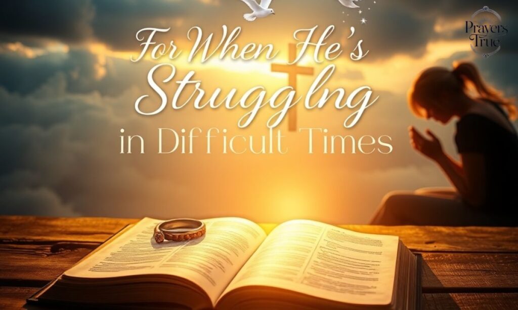 For When He's Struggling in Difficult Times