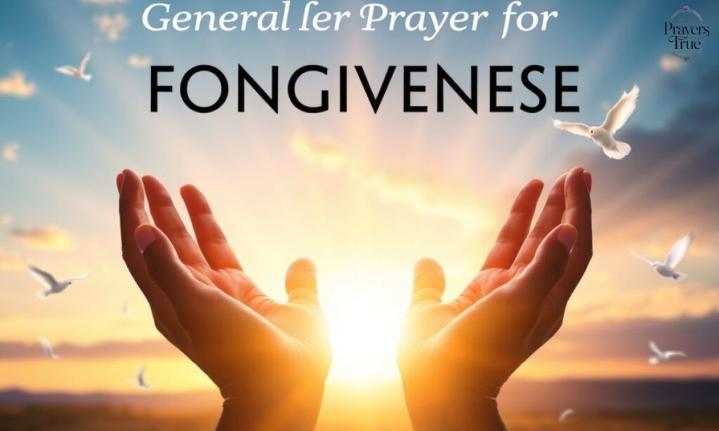 General Prayer for Forgiveness