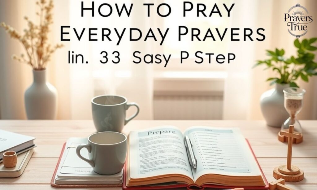 How to Pray Everyday Prayers in 3 Easy Steps
