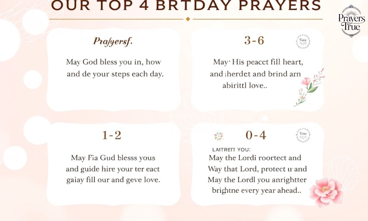 In a Hurry Our Top 4 Birthday Prayers hd image