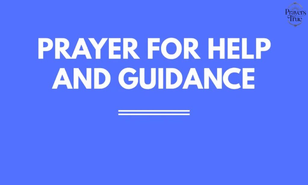 Opening Prayer For Guidance