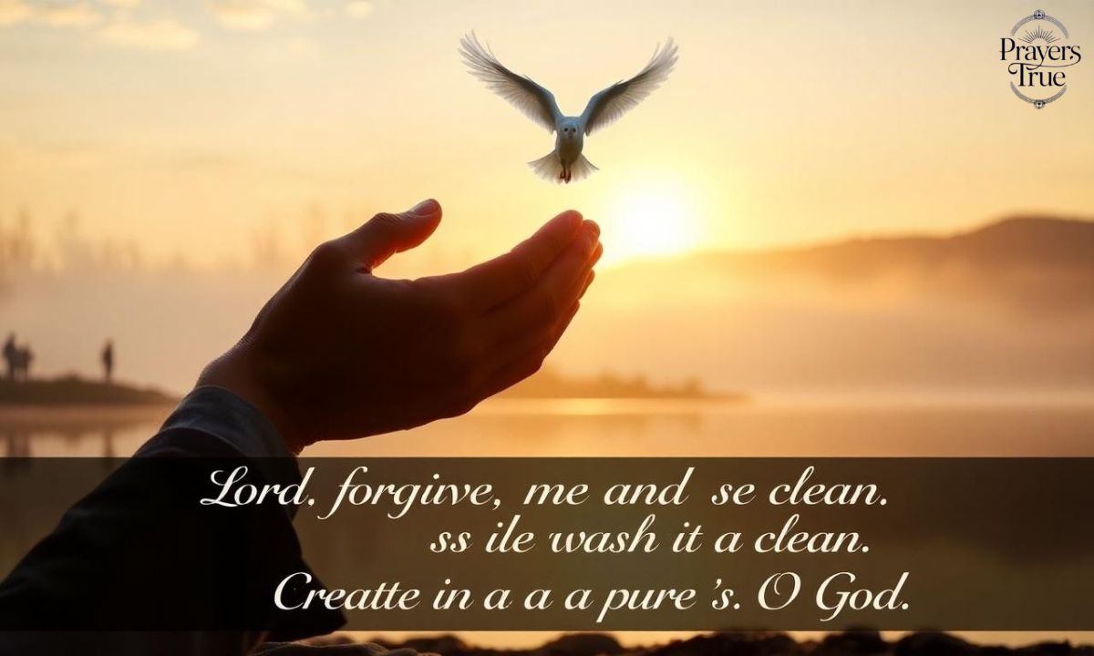 Prayer for Forgiveness and Cleansing