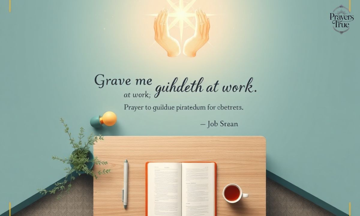 Prayer for Guidance in Job Stress