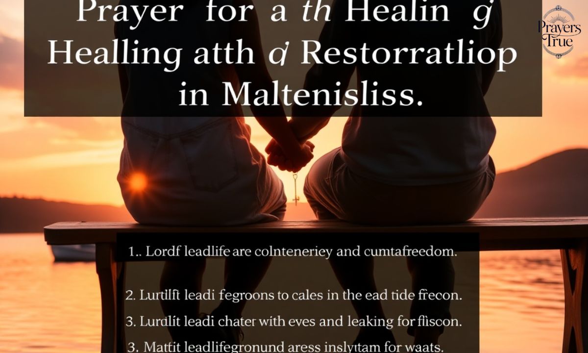 Prayer for Healing and Restoration in Relationships