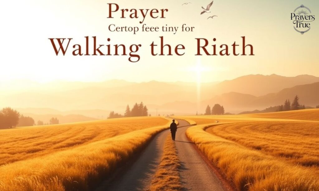 Prayer for Walking the Right Path