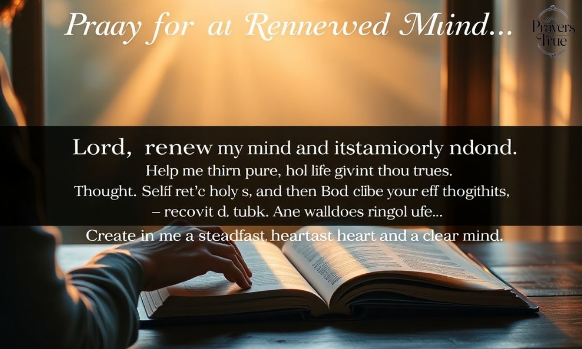 Prayer for a Renewed Mind