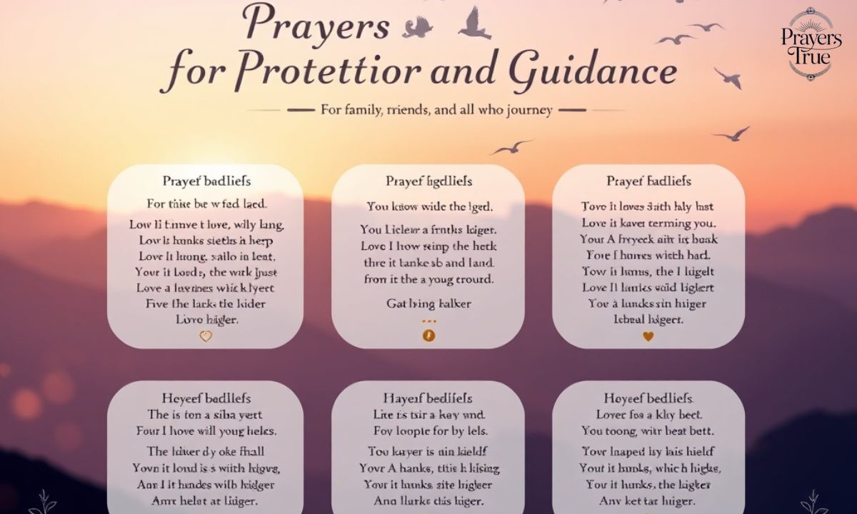 Prayers for Protection and Guidance