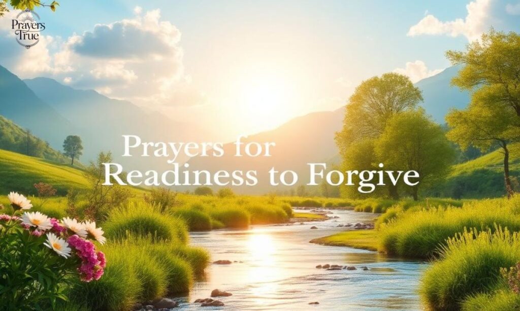 Prayers for Readiness to Forgive