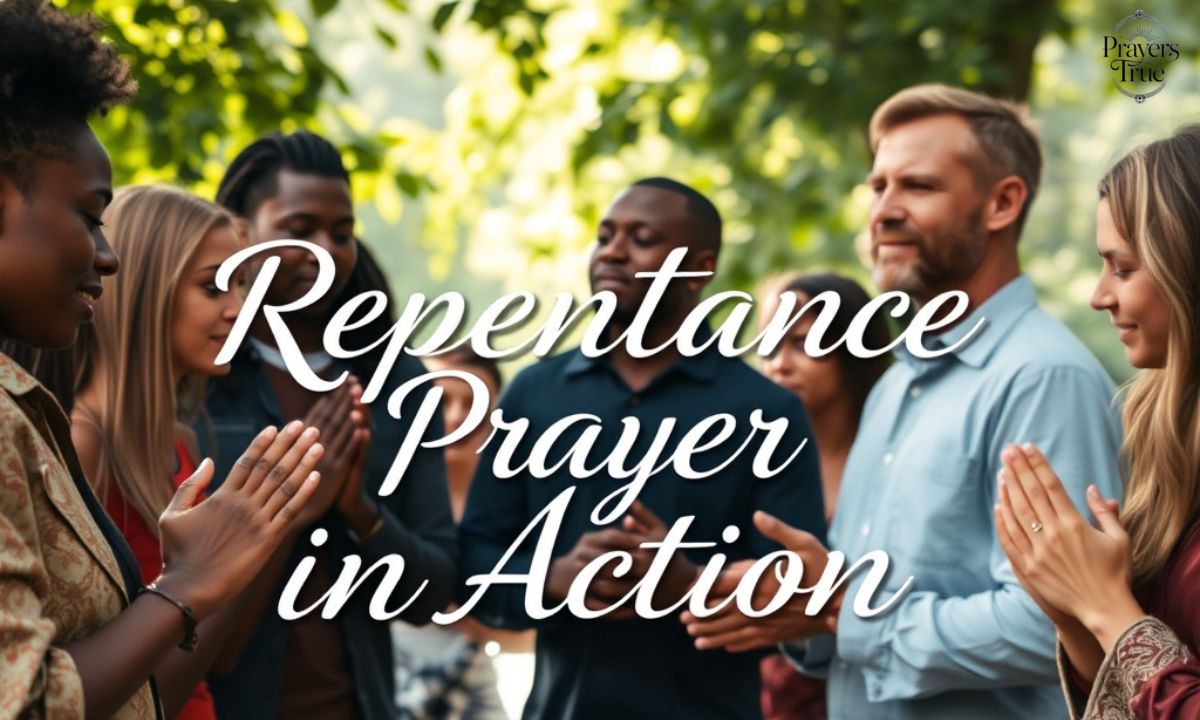 Repentance Prayer in Action