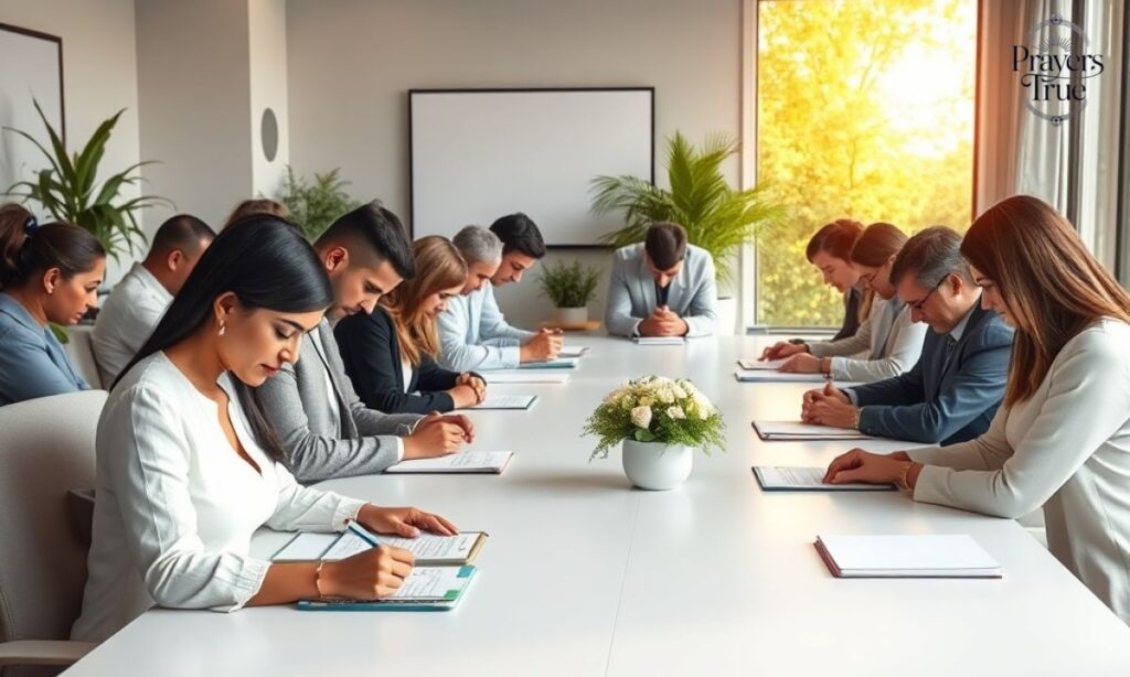 Simple Closing Prayers for a Meeting at Work