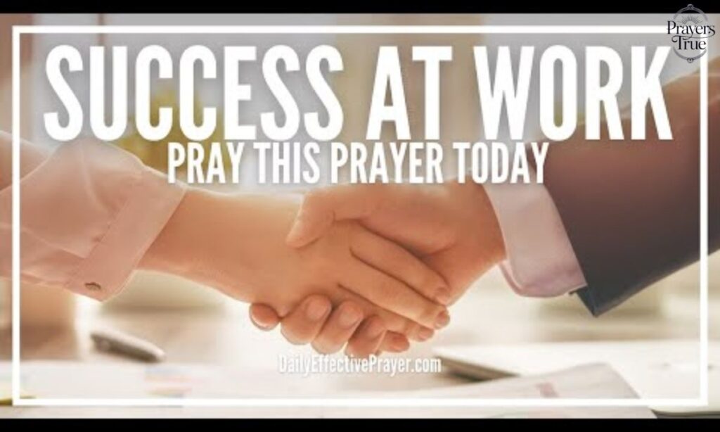 Starting Prayer For Productivity