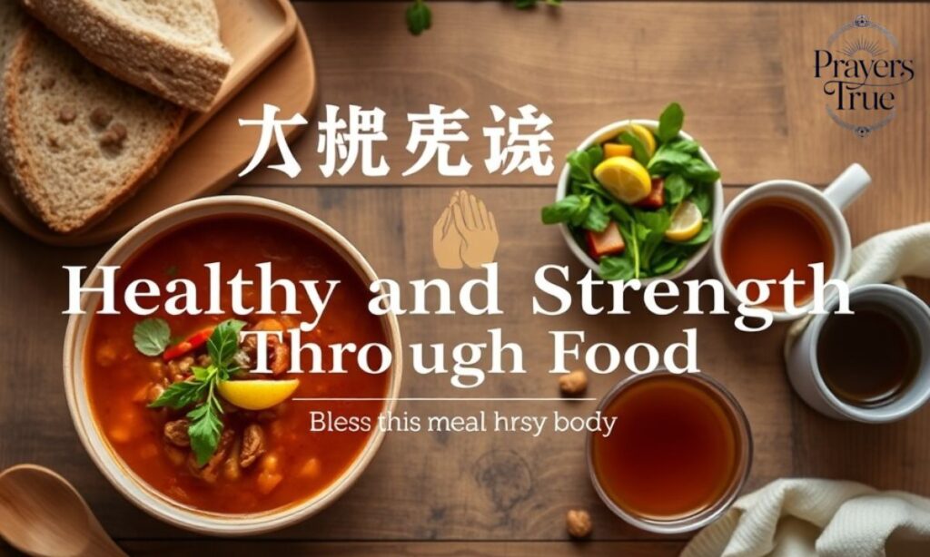 🙏 A Prayer for Health and Strength Through Food