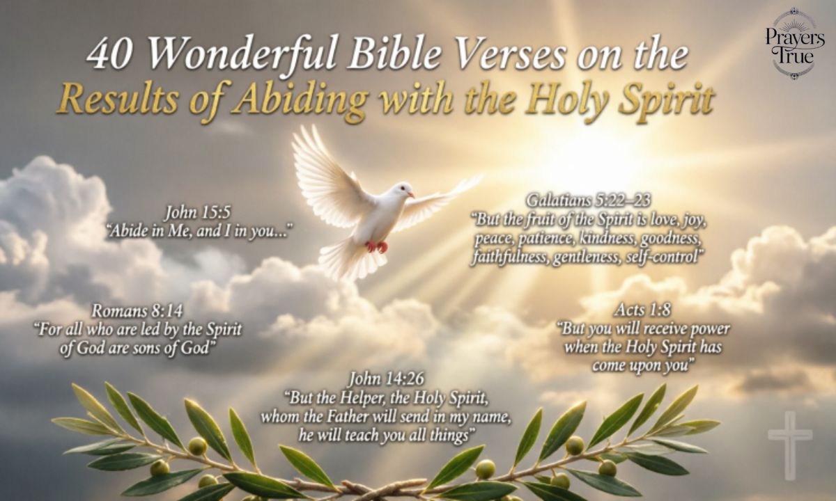 40 Wonderful Bible Verses on the Results of Abiding with Holy Spirit