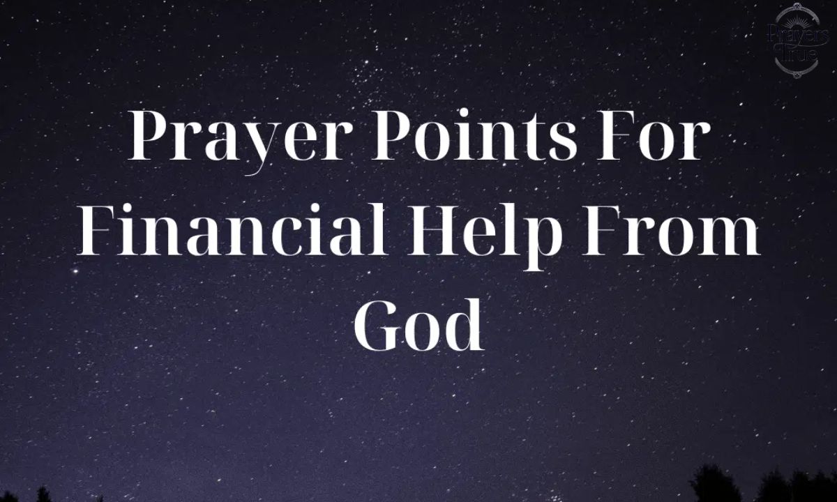 Prayer Points for Provision & Finances 