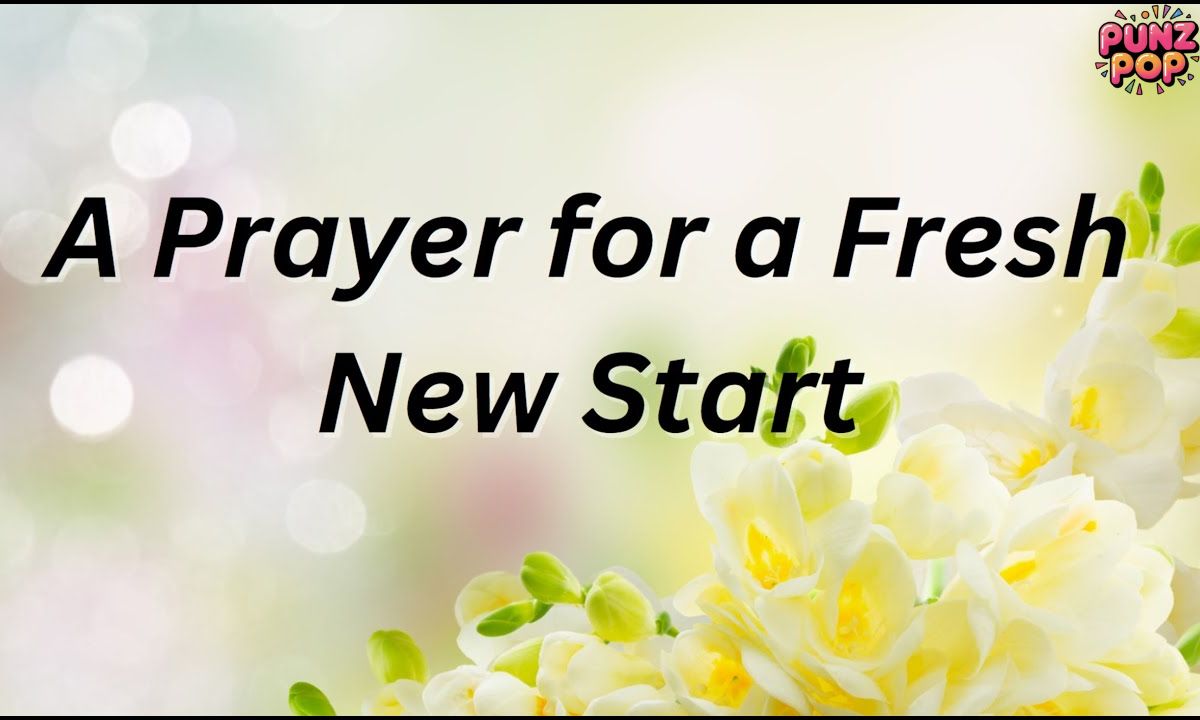 Prayer for Renewal and Joy