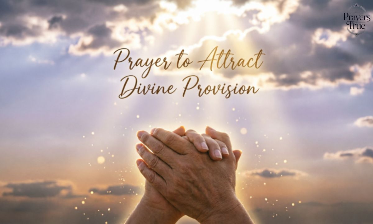 Prayer to Attract Divine Provision