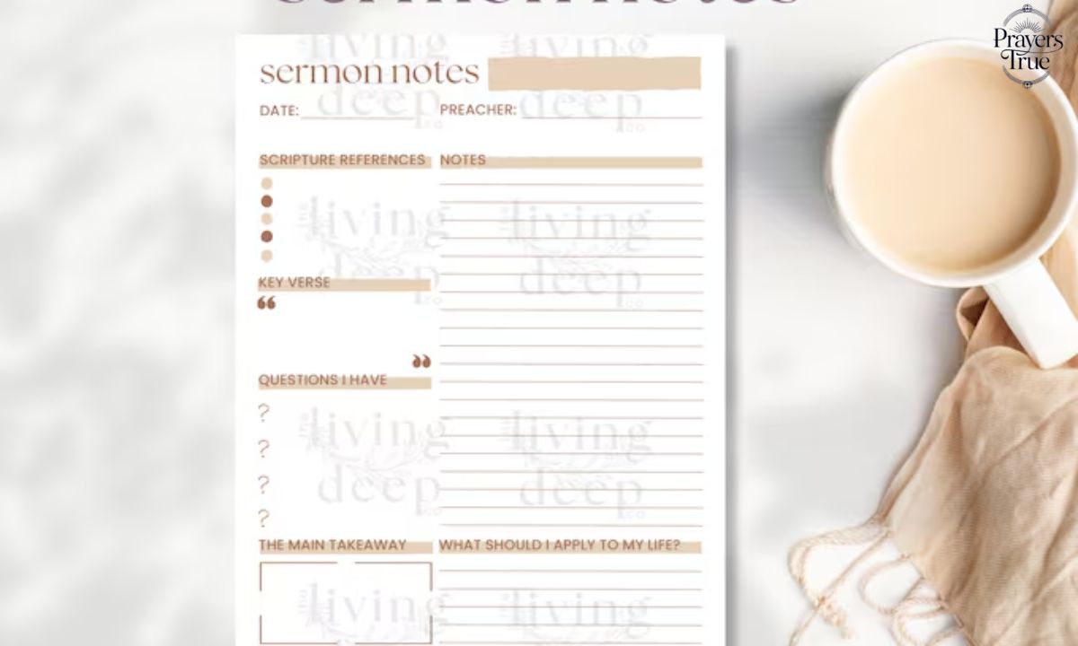 Sermon Notes Journal Ideas ✍️