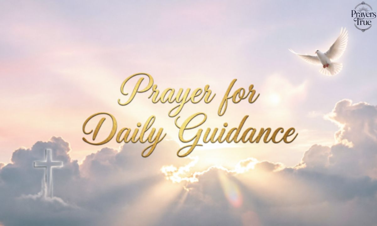 Prayer for Daily Guidance