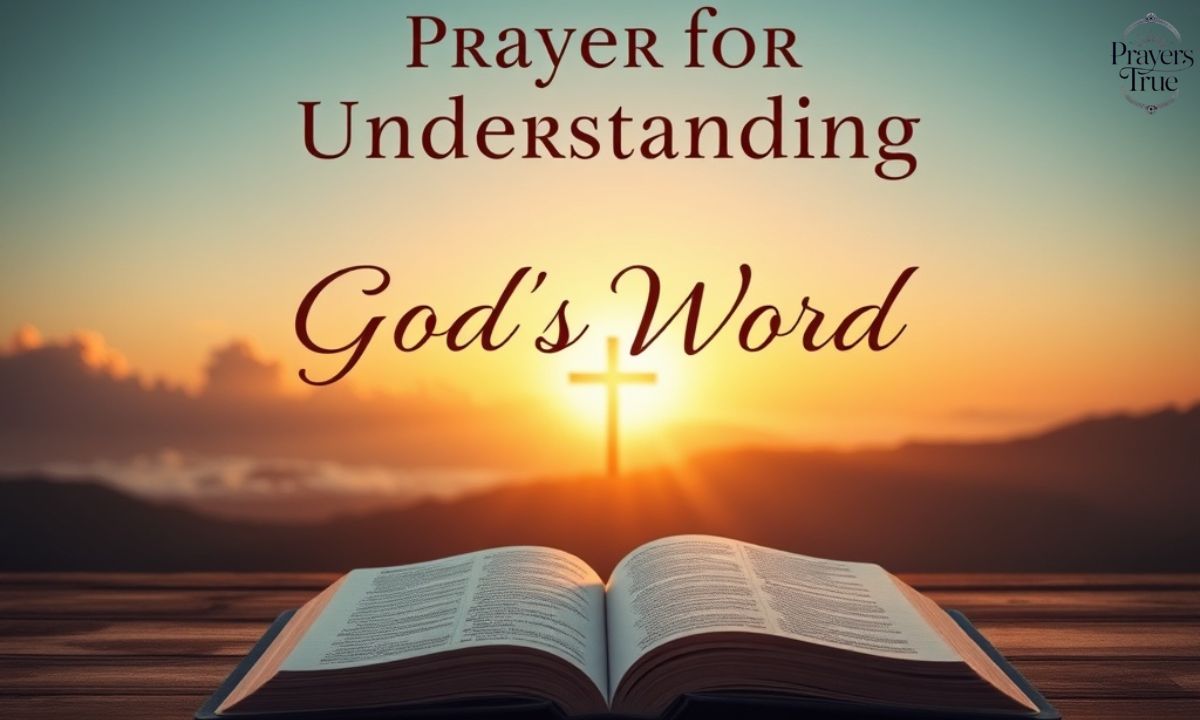 Prayer for Understanding God's Word
