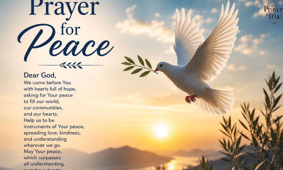 A Prayer for Peace, Joy, and Hope