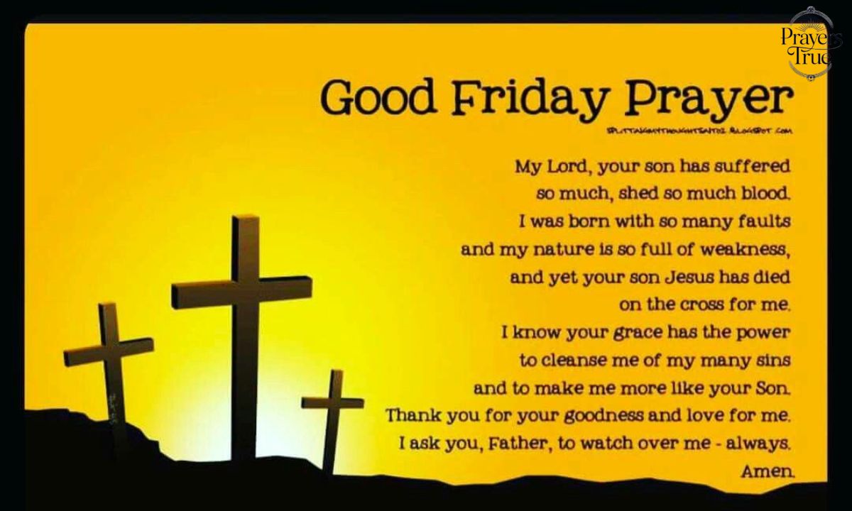 Closing Prayer for Peace and Faith on Good Friday