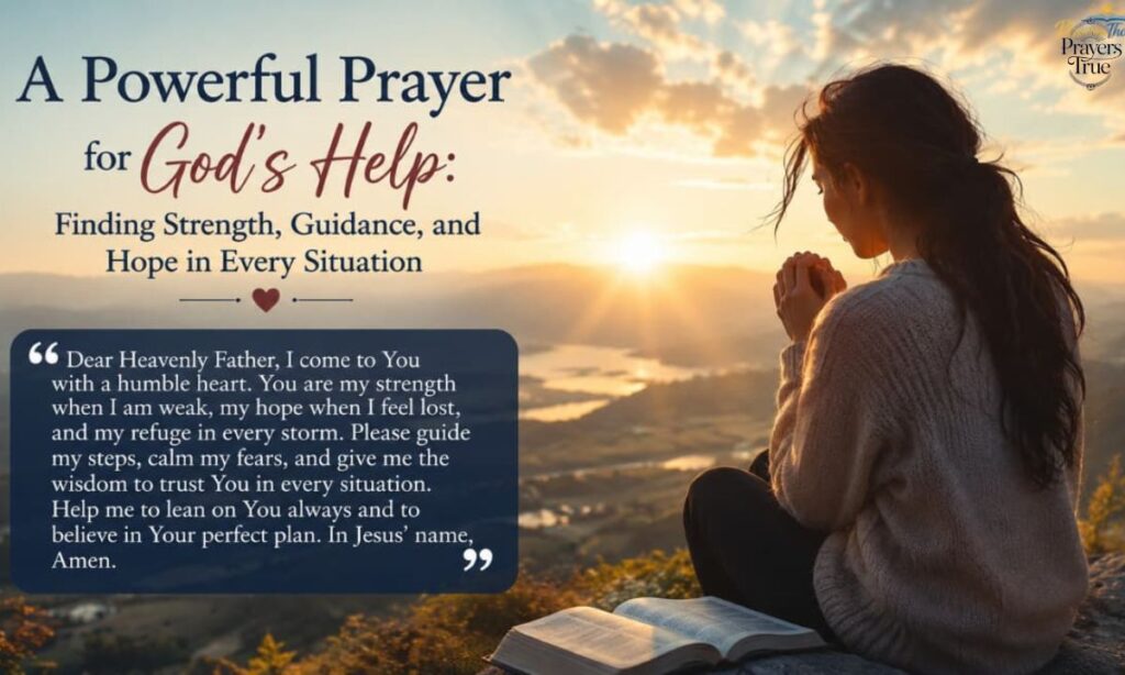 Prayer for God's Guidance