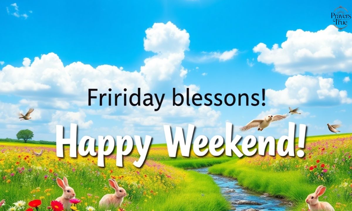 130+ Friday Blessings for a Happy Weekend – Cute Pics (2025)