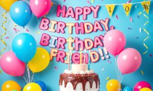 Birthday Messages and Wishes for a Friend