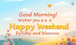 Good Morning Happy Weekend Wishes And Prayers Messages
