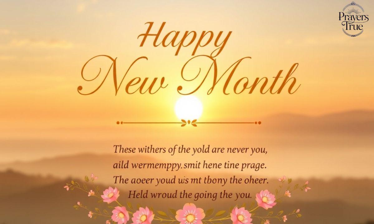 _Happy New Month Prayers