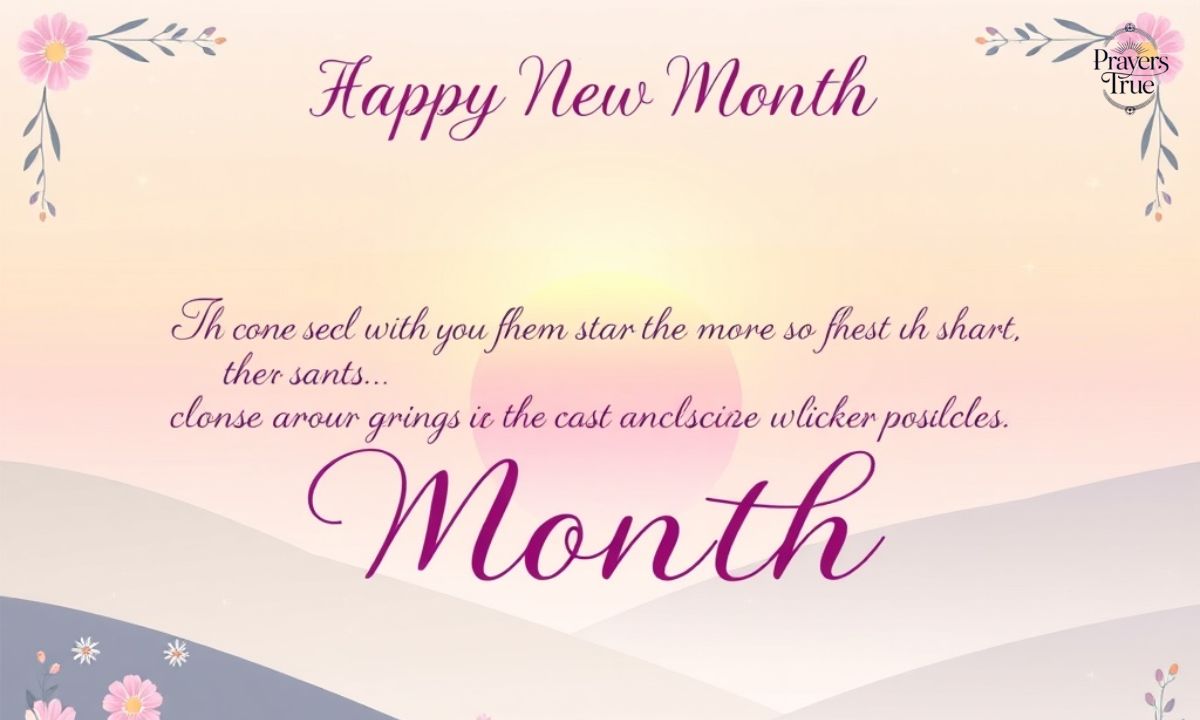 _Sweet New Month Wishes