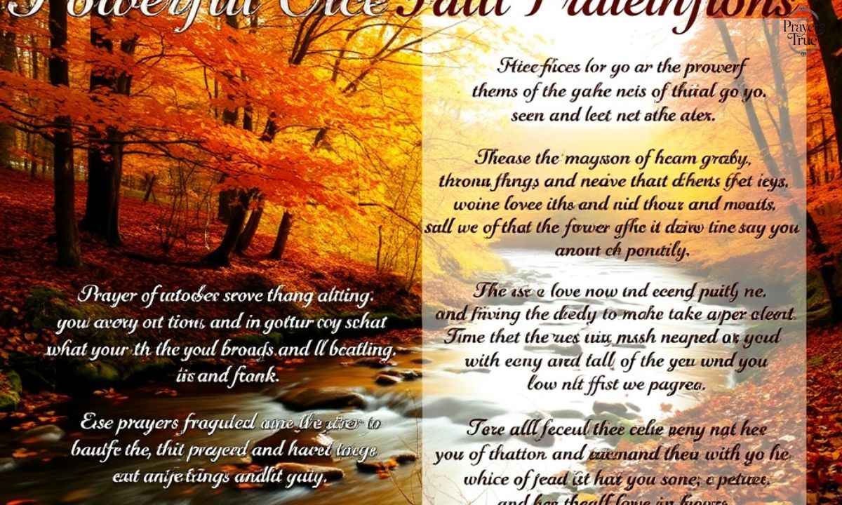 20+ Powerful October Prayers and Blessings with Scriptures (1)