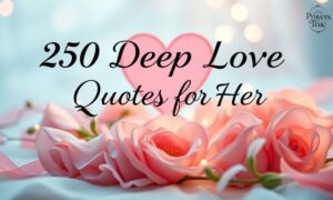 250 Deep Love Quotes for Her to Express Your Feelings