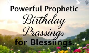 60 Powerful Prophetic Birthday Prayers for Blessings
