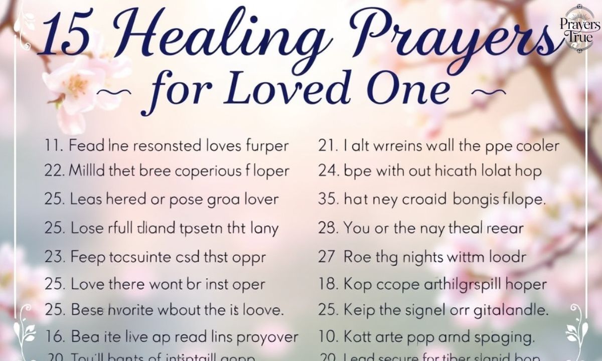 15 Healing Prayers for Loved Ones
