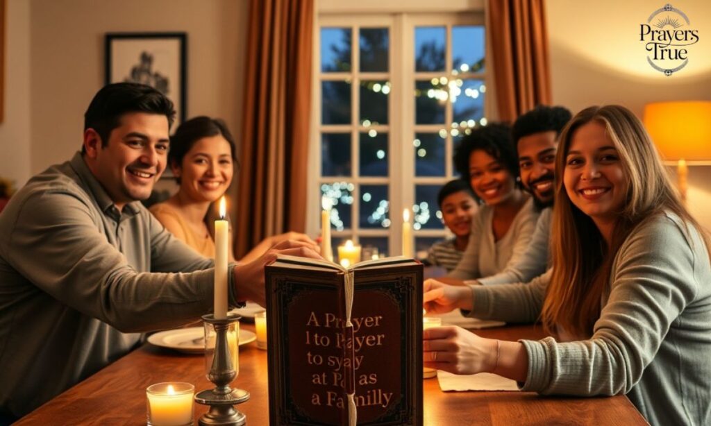 A Prayer to Say as a Family