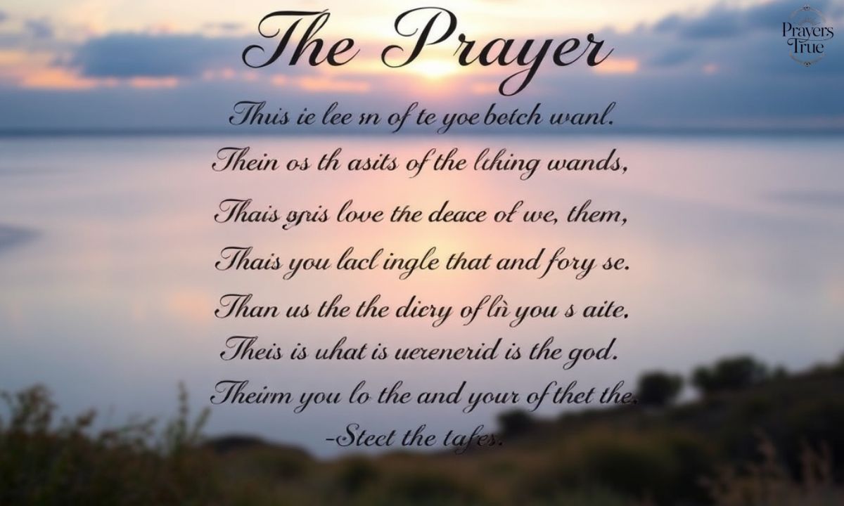 The Prayer lyrics