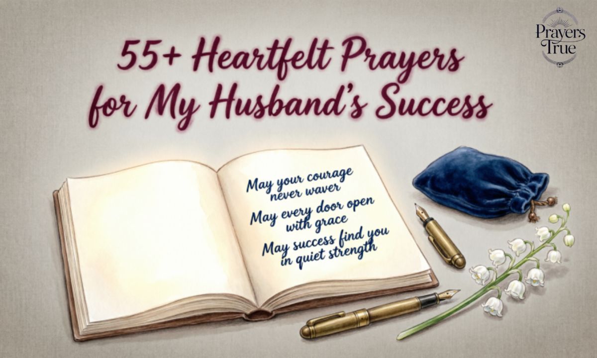 55+ Heartfelt Prayers for My Husband’s Success
