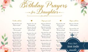 60+Best Birthday Prayer for Daughter From Mother