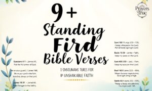 9+Standing Firm Bible Verses for Unshakable Faith