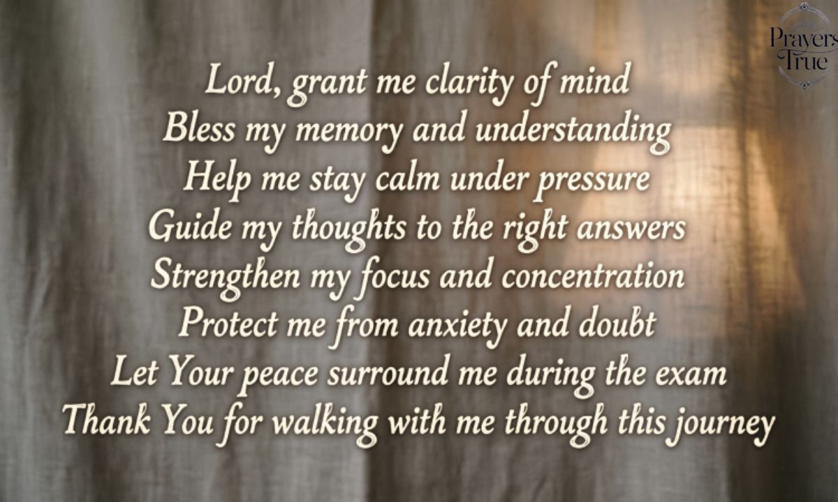 8 Prayers for Taking Exams