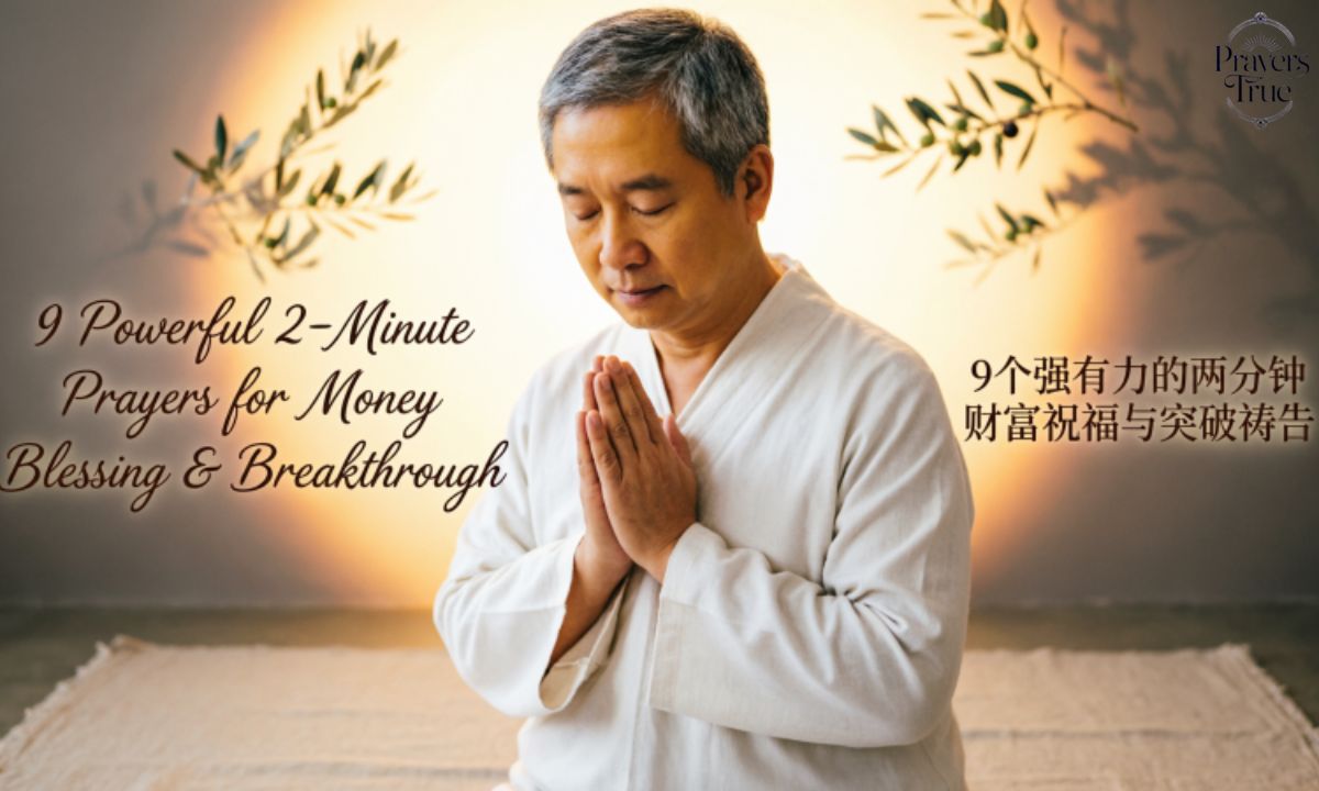 9 Powerful 2 Minute Prayer for Money Blessing & Breakthrough