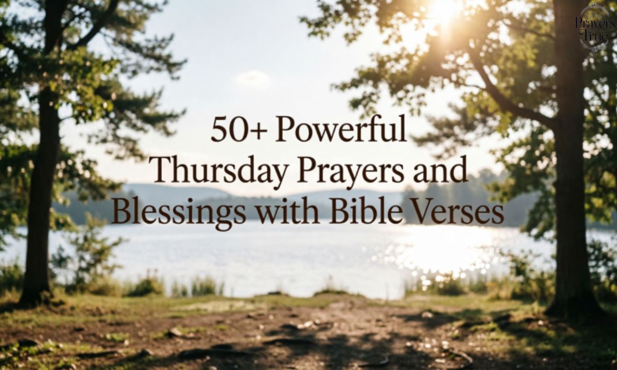 50+ Powerful Thursday Prayers and Blessings with Bible Verses