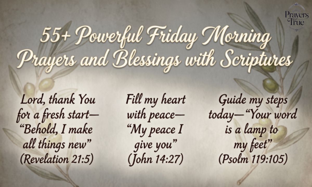 55+ Powerful Friday Morning Prayers and Blessings with Scriptures