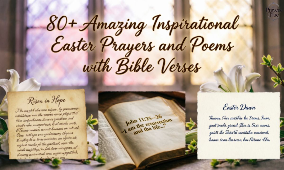 80+ Amazing Inspirational Easter Prayers and Poems with Bible Verseshd image